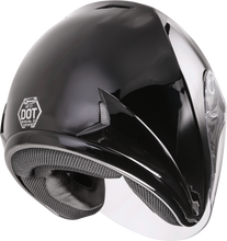 Load image into Gallery viewer, Of 17 Open Face Helmet Black 3x