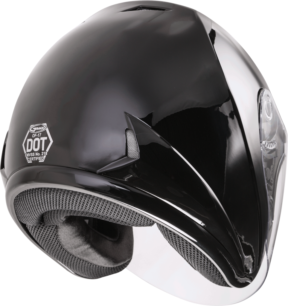 Of 17 Open Face Helmet Black Xl