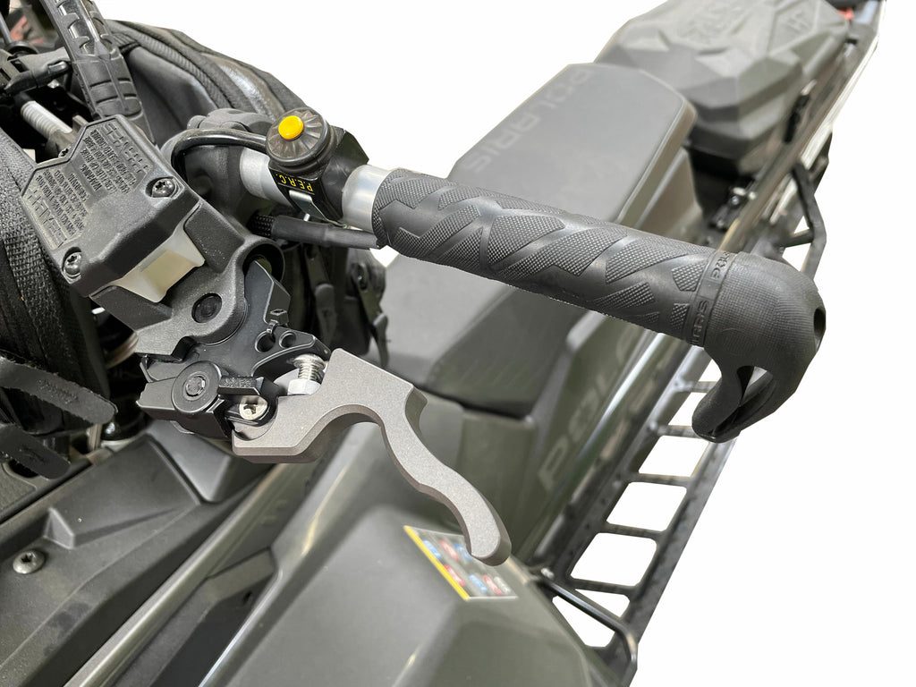 Adjustable Heated Brake Lever Graphite Pol
