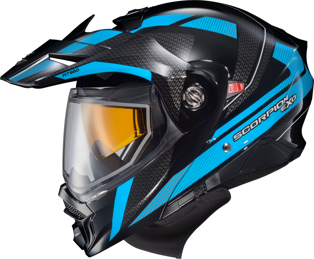 Exo At960 Cold Weather Helmet Hicks Light Blue Xl (Electric)