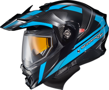 Load image into Gallery viewer, Exo At960 Cold Weather Helmet Hicks Light Blue Xl (Electric)