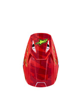 Load image into Gallery viewer, S M3 Falcon Yth Hlmt Ece06/Dot Red Fl/Wht/Blue/Yl Fl Gl Yl
