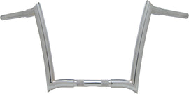 BAGGERNATION 12-inch OEM Chrome Monkey Bars handlebar for Harley Davidson 86-95 with 13 and 23-flute design, polished chrome finish