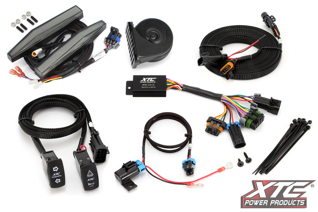 Auto Turn Signal Kit W/ Horn And Front Drl Lights Can