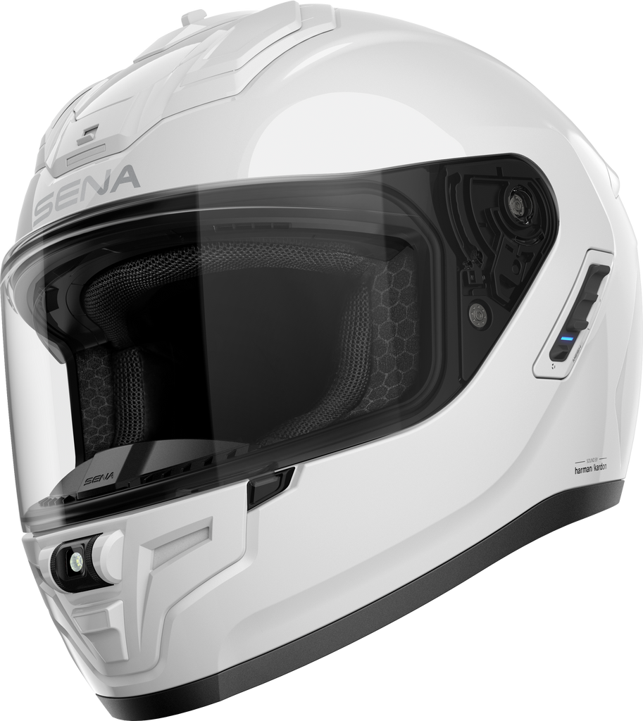 Phantom Ff Mesh Com Helmet Glossy White Xl