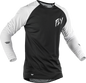 Gravity Dig Long Sleeve Jersey Black/White 2x