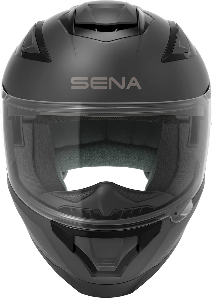 Stryker Full Face Helmet With Mesh Intercom Matte Black Sm