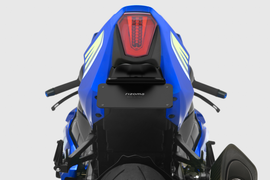 RIZOMA Flat Out Fender Eliminator for Suzuki motorcycle, body kit part, with sleek black finish and streamlined design.
