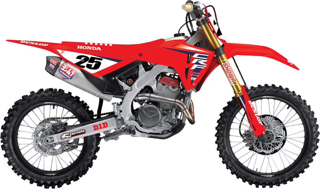 Complete Kit 25 Hrc Crf 450r (21 24) Wht Bg