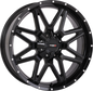 St7 Wheel 20x7 4+3 (+10mm) 4/137 & 4/156 Gloss Black