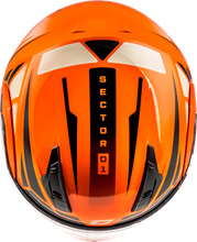 Load image into Gallery viewer, Md 04s Sector Snow Helmet Orange/Black 3x