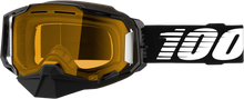 Load image into Gallery viewer, Armega Snowmobile Goggle Black W/ Ylw Lens