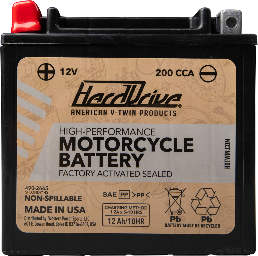 High Perform Battery Ytx 14 Cca 200