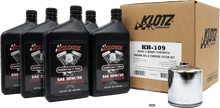 Load image into Gallery viewer, Basic Harley Davidson 5qt Synthetic Oil Change Kit