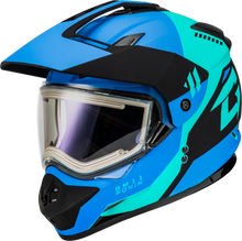 Load image into Gallery viewer, Gm 11s Ronin Snow Helmet W/ Elec Shield Matte Blk/Blue Lg