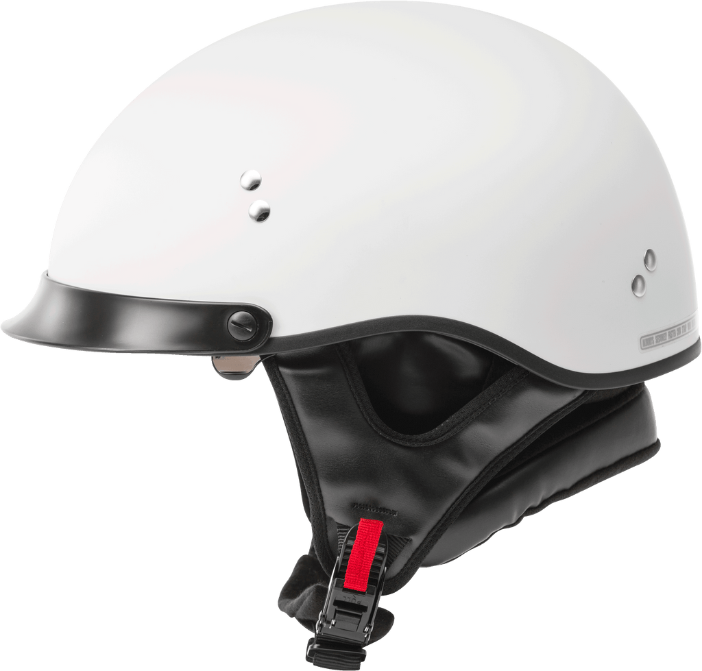 Hh 65 Half Helmet Full Dressed Matte White Sm