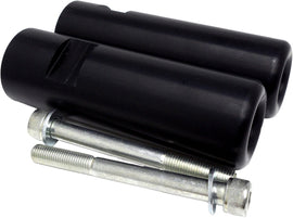 SHOGUN Frame Sliders No Cut Black for body protection, featuring durable black body sliders with no cut design.