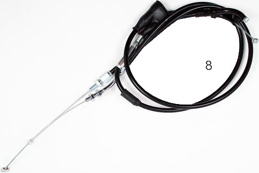 Black Vinyl Throttle Pull Cable