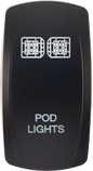 Dash Switch Rocker Face Pod Ligghts