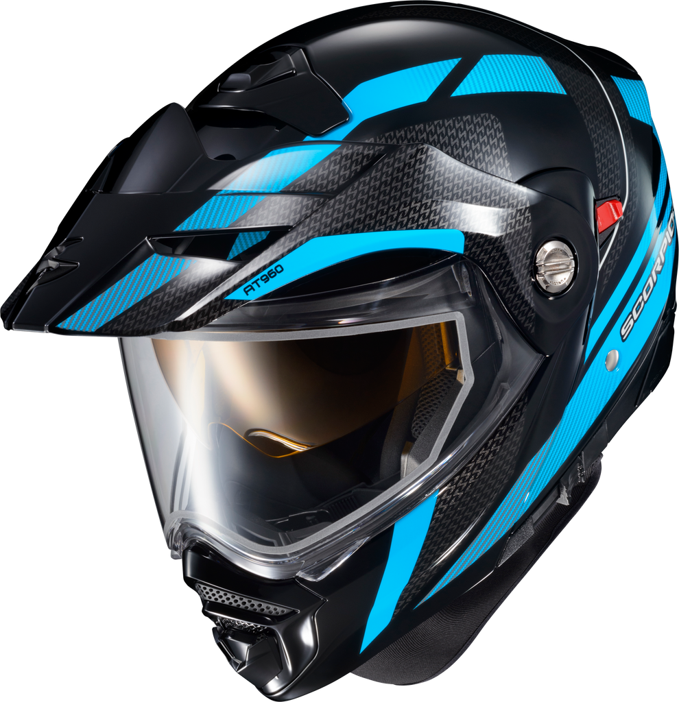 Exo At960 Cold Weather Helmet Hicks Light Blue Xl (Electric)