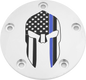 Tc Timer Cover Sparta Blue Line Chrome