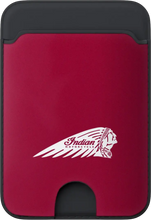 Load image into Gallery viewer, Indian Card Wallet W/Headdress Red W/Logo