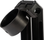 H/D Billet Speedo Mount Black Req Hofmann Risers