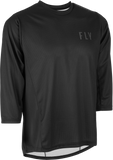 Fly Racing Ripa 3/4 Sleeve Jersey Black Xl 352-8090X