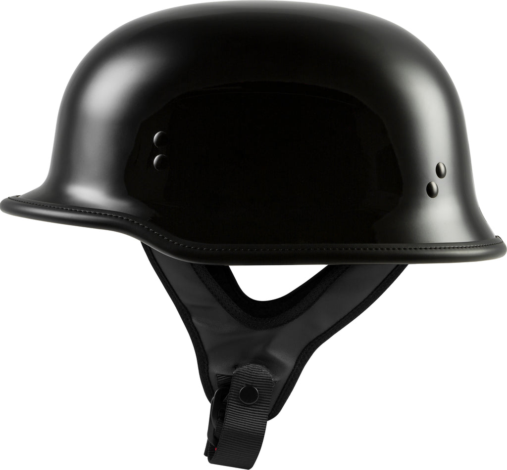 9mm German Beanie Helmet Gloss Black 5x
