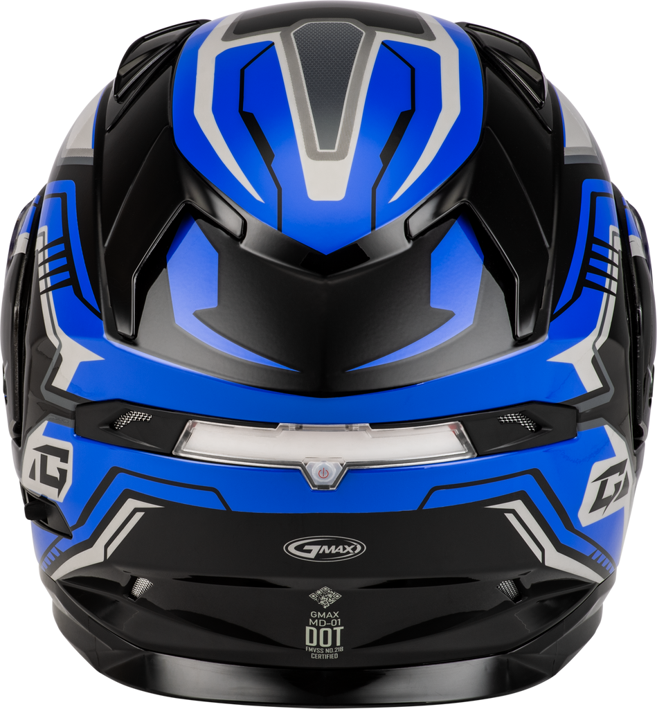 Md 01s Transistor Snow Helmet Blue/Black Sm