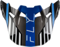 Formula Cc Strike Visor Black/Blue/Grey/White Xl/2x