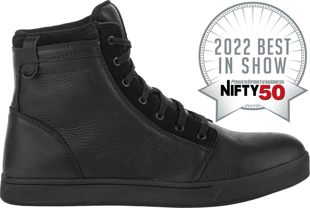 Axle Leather Waterproof Shoes Black/Black Sz 05