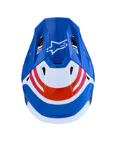 Load image into Gallery viewer, S M7 Core Helmet Ece06/Dot Wht/Blue/Org/Pink Glossy Xl