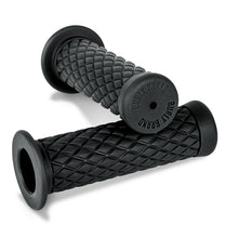 Load image into Gallery viewer, Rubber Diamondback Grips Black 7/8"