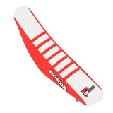 DCOR Seat Cover Red/White Red Ribs Hon 862-3010504