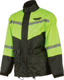 Fly Racing 2-Piece Rain Suit Black/Hi-Vis Md 479-8018M