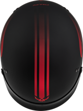 Load image into Gallery viewer, Hh 65 Retribution Helmet W/Peak Matte Black/Red Md