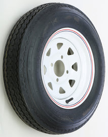 Trailer Tire And Wheel Assembly White