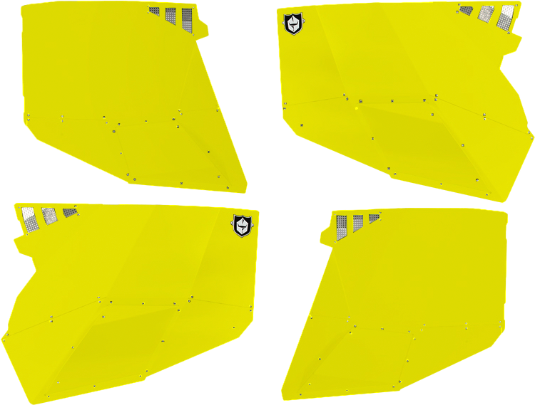 Stealth Door Alluminum Skins Lime Squeeze Pol