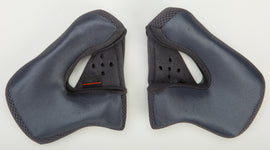 GMAX Cheek Pads 25mm for Sm Stock helmet, soft foam interior, black color, designed for comfortable fit and helmet safety.
