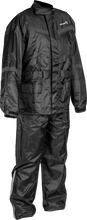 Load image into Gallery viewer, 2 Piece Rain Suit Black Xl