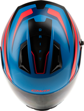 Load image into Gallery viewer, Ff 18 Drift Helmet Black/Blue/Red Xs