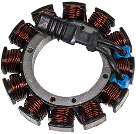 Compufire 32 Amp OEM stator for motorcycle, electrical replacement part, fits 1981-1999 models except EFI, shown in the image.