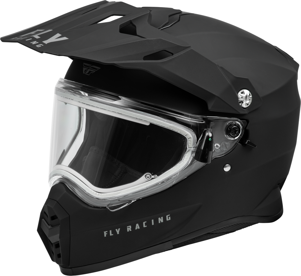 Trekker Cw Solid Helmet Elec Shld Matte Black 2x