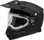 Trekker Cw Solid Helmet Elec Shld Matte Black 2x