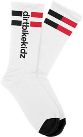 Pair of DBK Basic Socks 2 Pack with white and black socks, shown folded and laid flat for casual wear.
