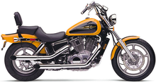 Load image into Gallery viewer, Blvd Slashcut Slip On Chrome Hon Vt1100 Spirit 97 07