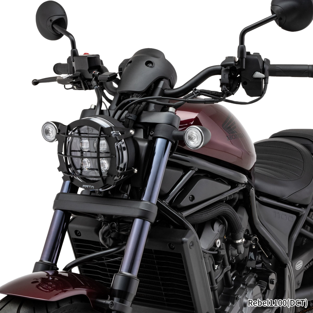 Headlight Guard Black Hon