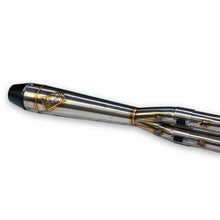 Load image into Gallery viewer, Intmdtr M8 Softail Mid Brushed Ss W/Black End Cap