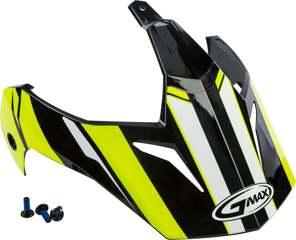 Visor W/Screws Vertical Gm 11 Black/Hi Vis Yellow